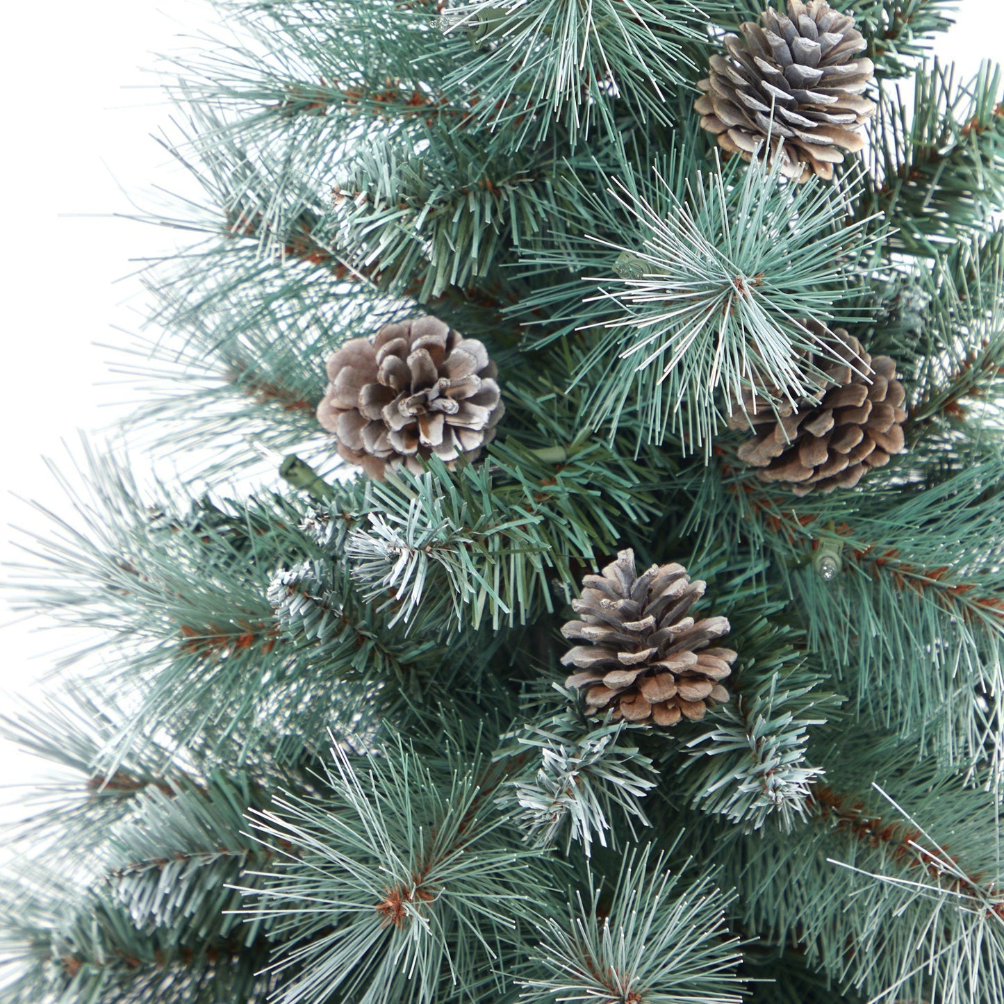 3.5’ Frosted Tip British Columbia Mountain Pine Artificial Christmas Tree - Tampa Home & Garden Store