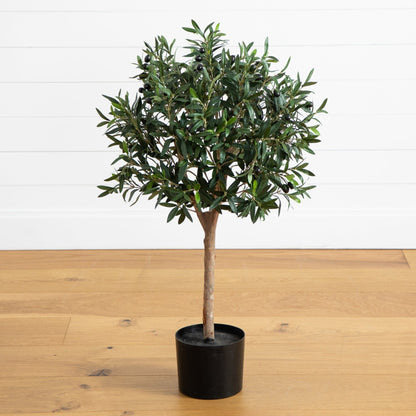3.5’ Olive Artificial Tree in Nursery Planter - Tampa Home & Garden Store