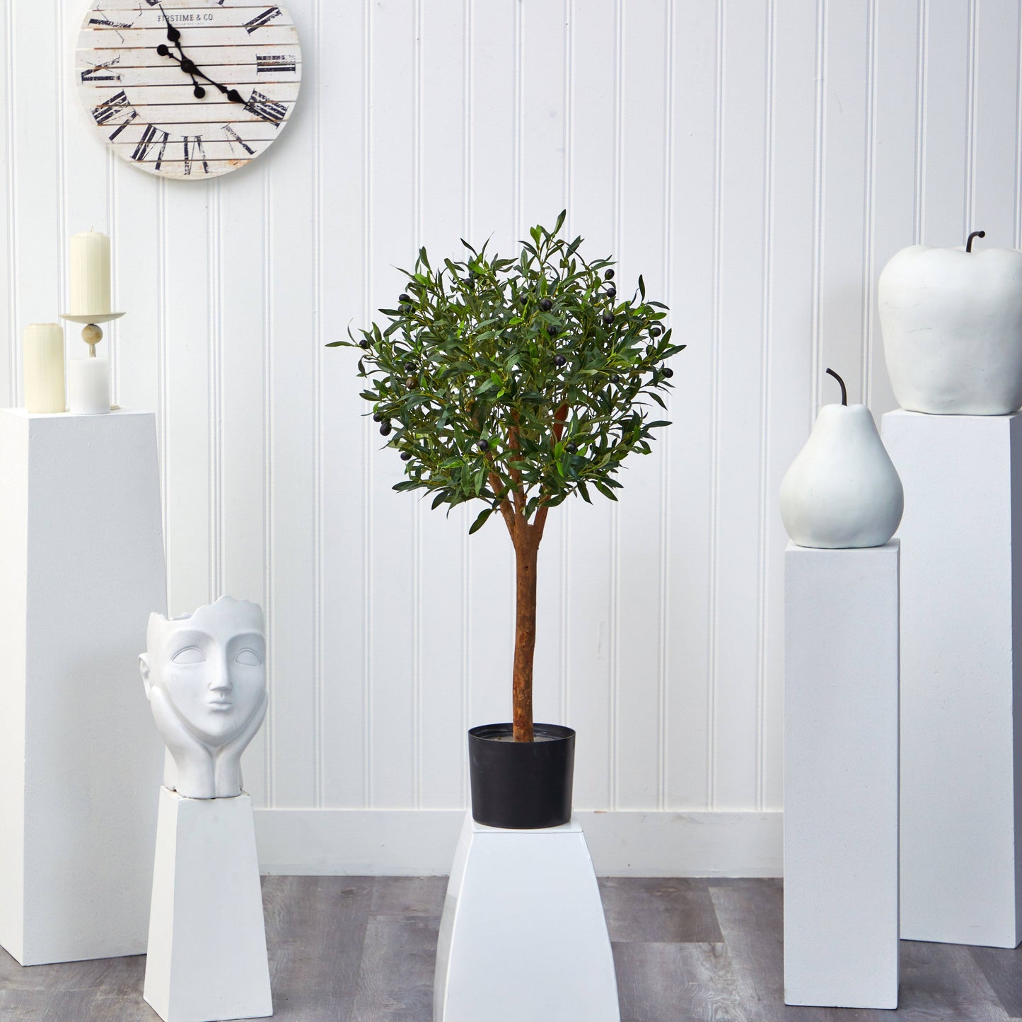 3.5’ Olive Artificial Tree in Nursery Planter - Tampa Home & Garden Store