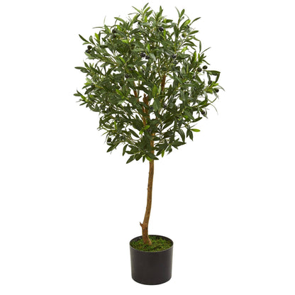 3.5’ Olive Artificial Tree in Nursery Planter - Tampa Home & Garden Store