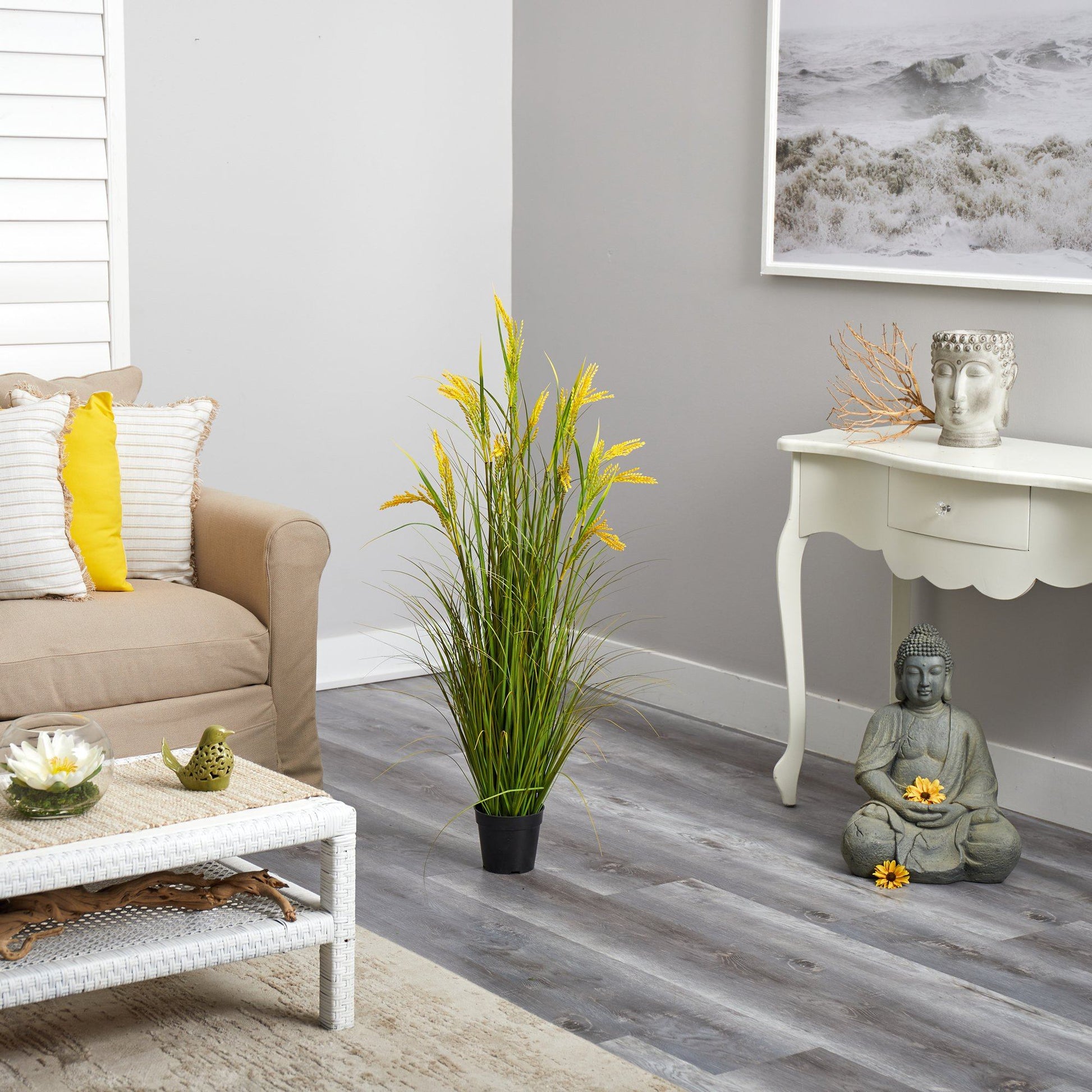 3.5’ Wheat Grain Artificial Plant - Tampa Home & Garden Store