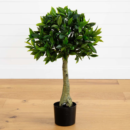 3' Bay Leaf Topiary UV Resistant (Indoor/Outdoor) - Tampa Home & Garden Store