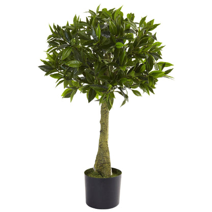 3' Bay Leaf Topiary UV Resistant (Indoor/Outdoor) - Tampa Home & Garden Store