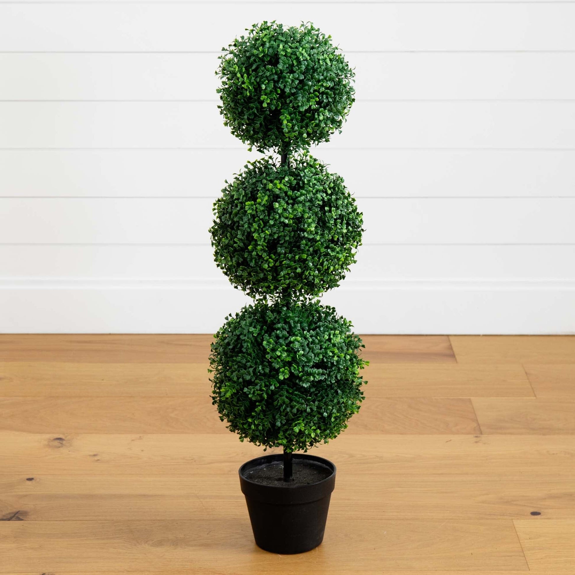3’ Boxwood Triple Ball Topiary Artificial Tree (Indoor/Outdoor) - Tampa Home & Garden Store