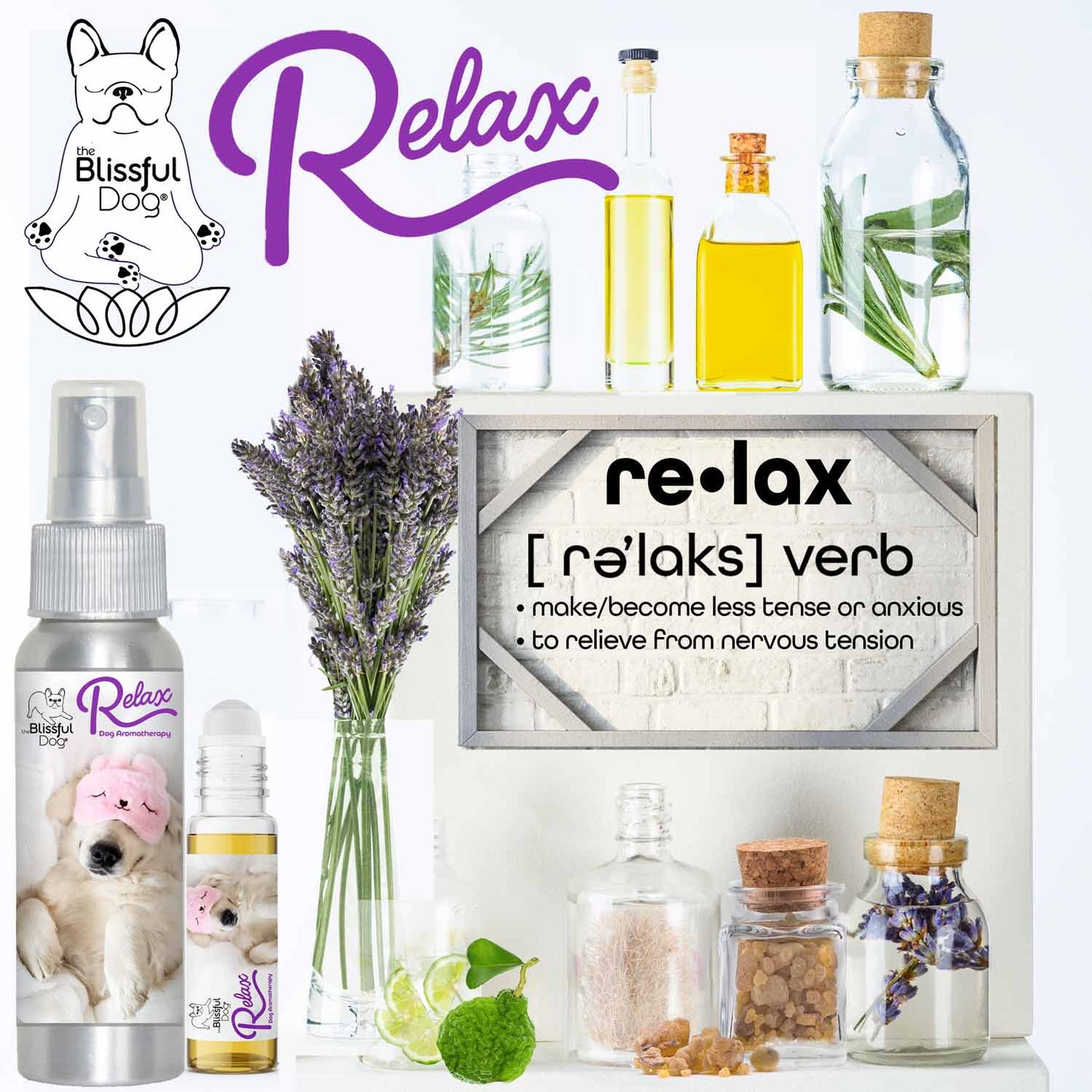 3 Cute Puppies Relax Dog Aromatherapy - Tampa Home & Garden Store