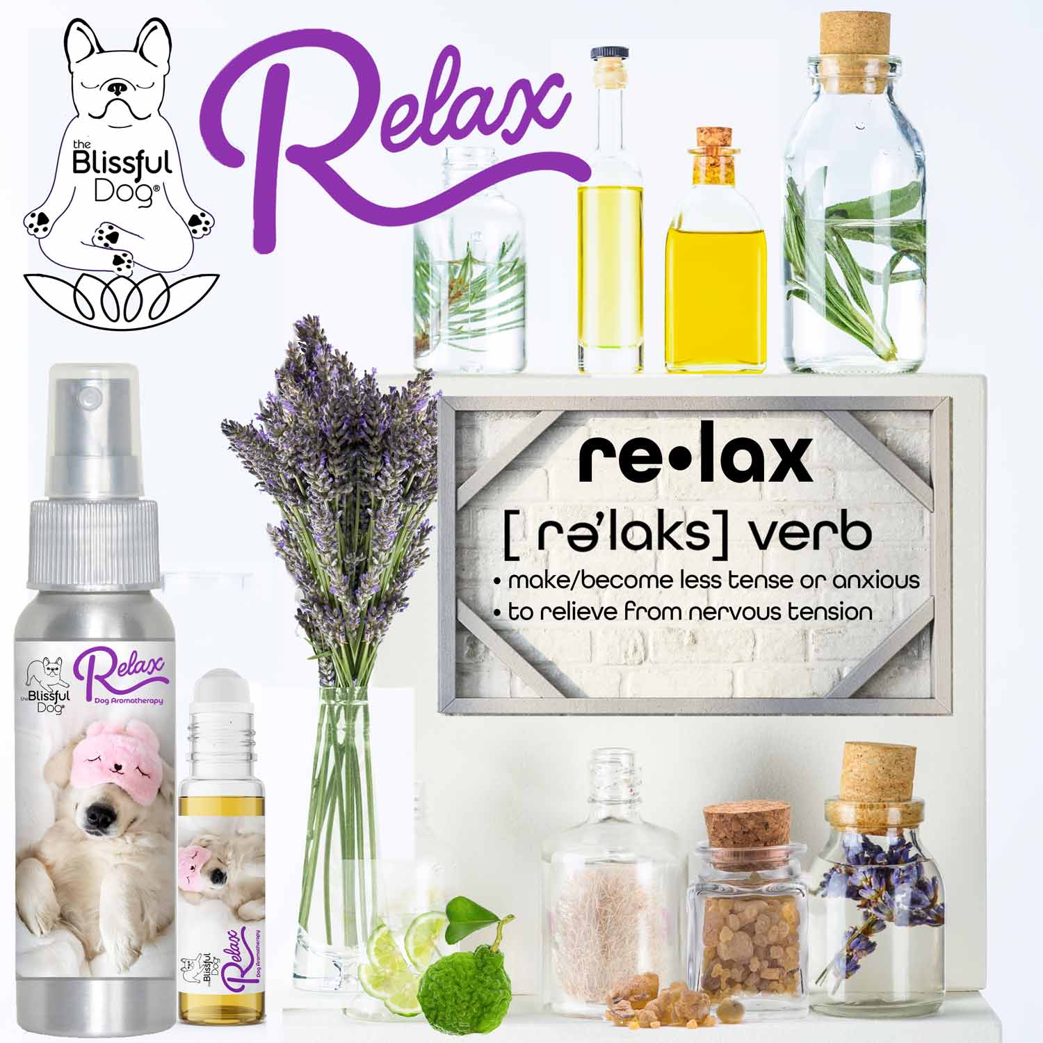 3 Cute Puppies Relax Dog Aromatherapy - Tampa Home & Garden Store