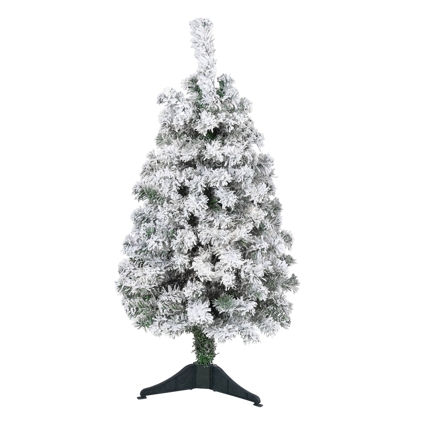 3' Flocked Rock Springs Spruce Artificial Christmas Tree - Tampa Home & Garden Store