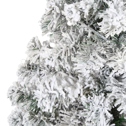 3' Flocked Rock Springs Spruce Artificial Christmas Tree - Tampa Home & Garden Store