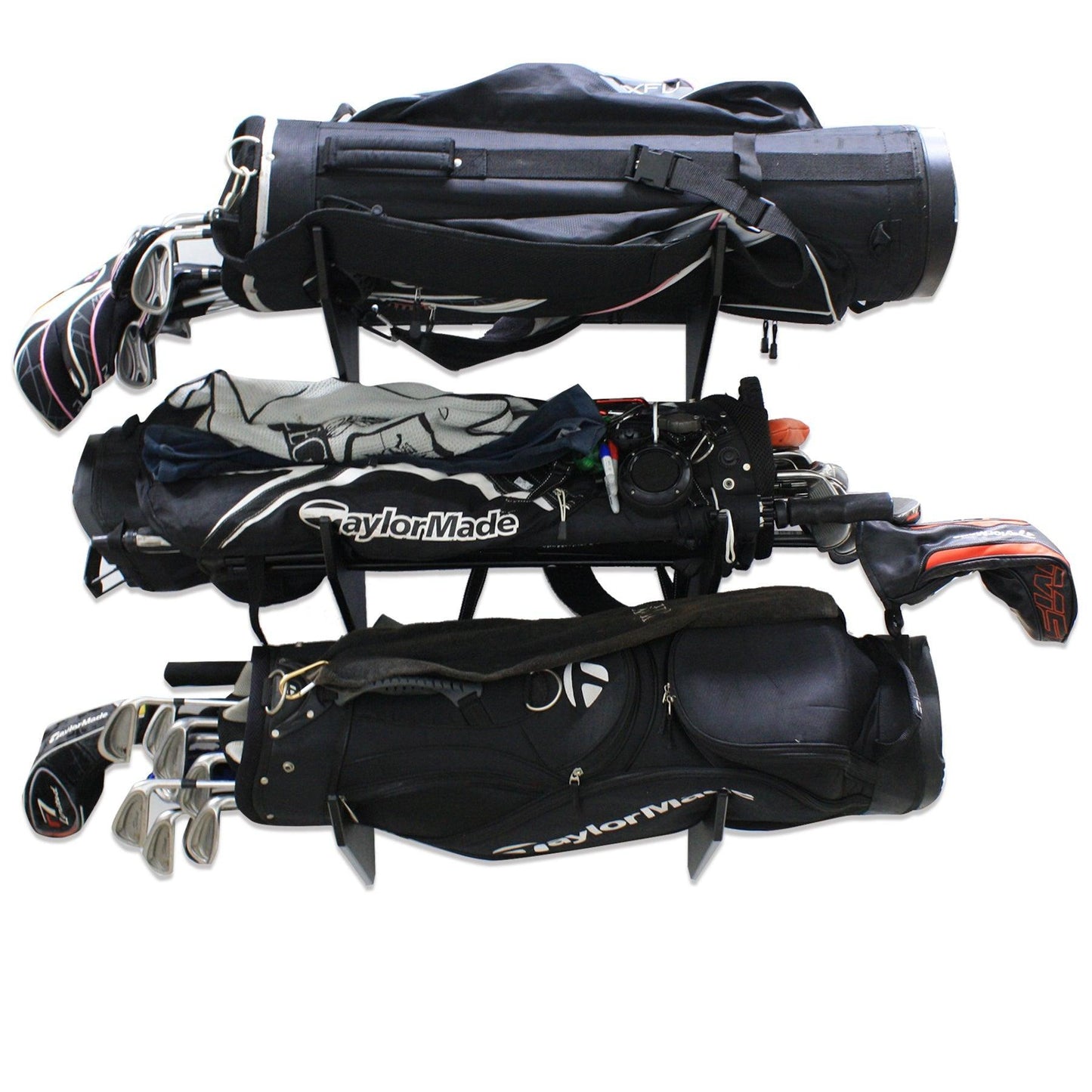 3 Golf Bag Rack for Wall Golf Bag Racks Wall Mount - Tampa Home & Garden Store