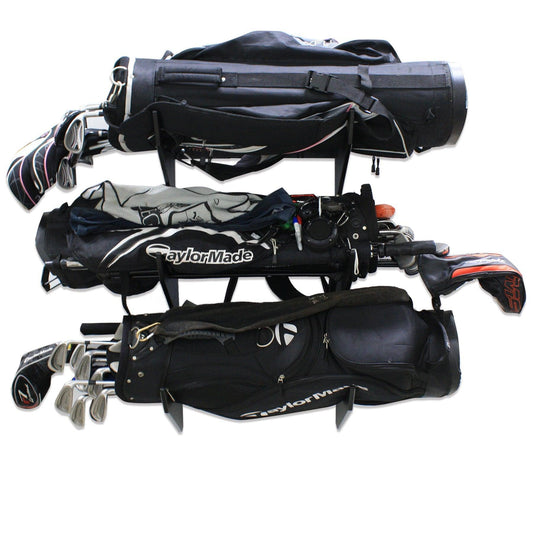 3 Golf Bag Rack for Wall Golf Bag Racks Wall Mount - Tampa Home & Garden Store