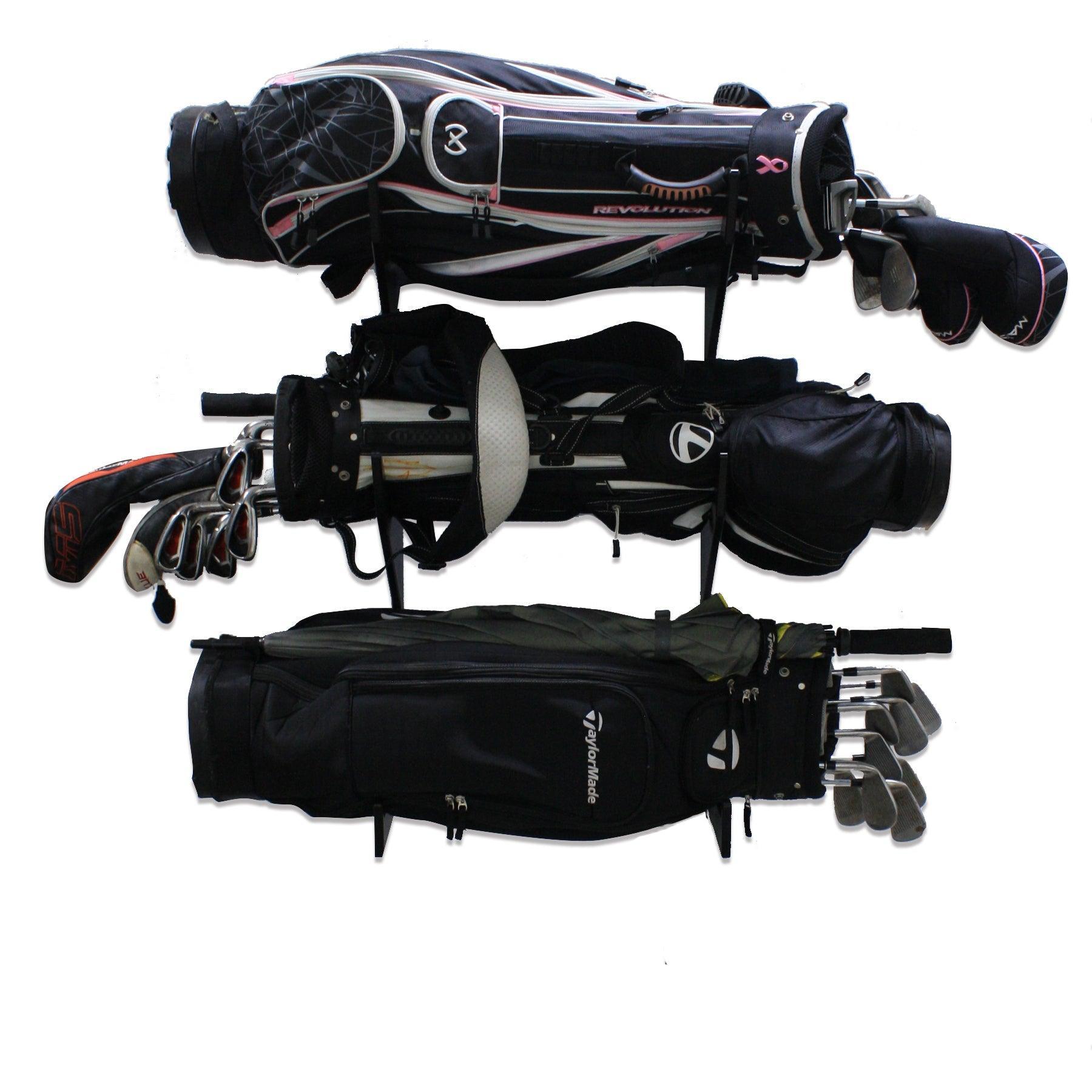 3+ Golf Bags Rack or 2 Golf Bag Racks Shelf Storage | Wall Mount - Tampa Home & Garden Store