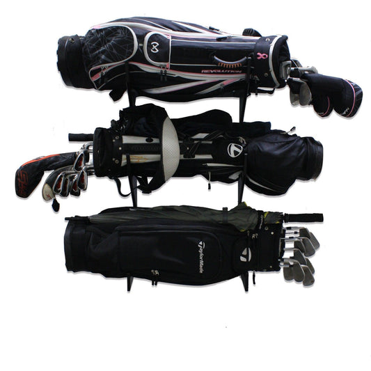 3+ Golf Bags Rack or 2 Golf Bag Racks Shelf Storage | Wall Mount - Tampa Home & Garden Store