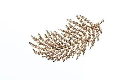 3 Inch Feather Pin - Zinc - Gold - Tampa Home & Garden Store