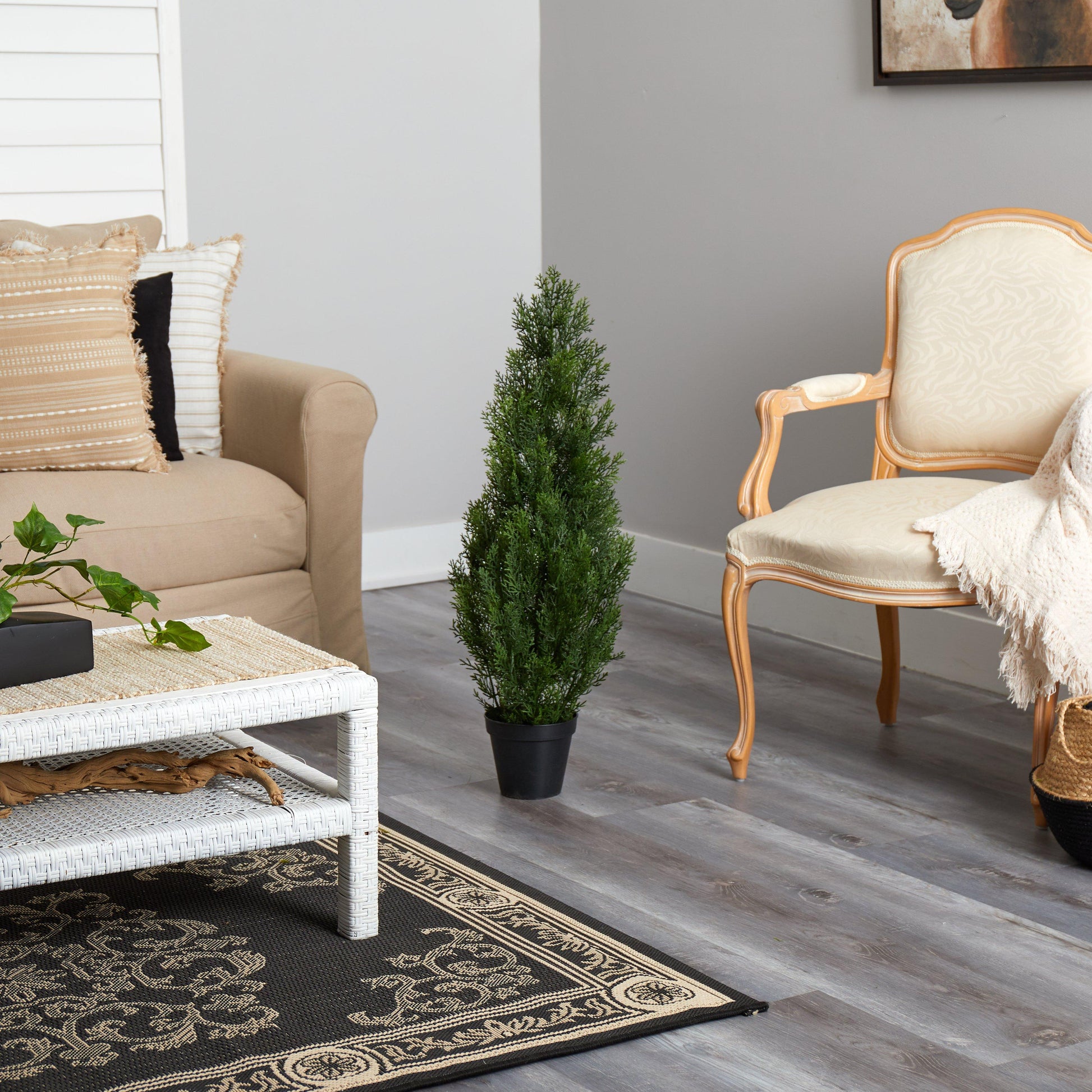 3’ Mini Cedar Pine Tree (Indoor/Outdoor) - Tampa Home & Garden Store