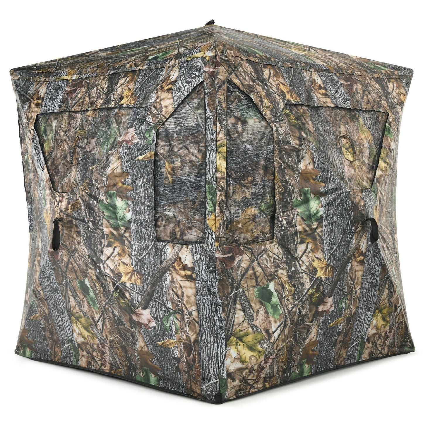 3 Person Portable Pop-Up Ground Tent with Gun Ports and Carrying Bag - Tampa Home & Garden Store