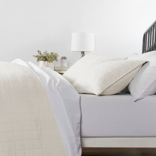 3 Piece Microfiber Farmhouse Coverlet Bedspread Set Ivory, King/California King - Tampa Home & Garden Store