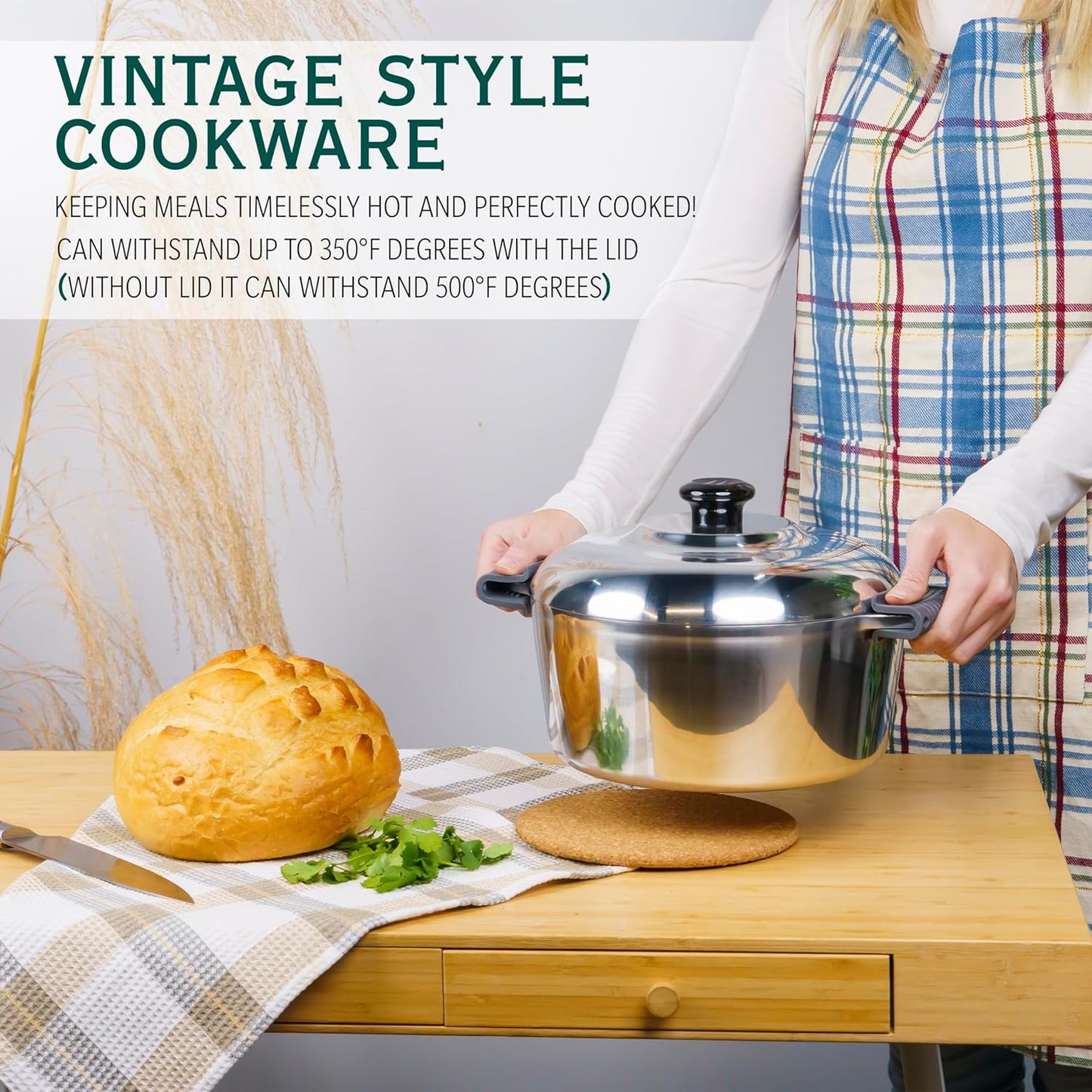 3 Quarts Round Dutch Oven with Lid - Tampa Home & Garden Store