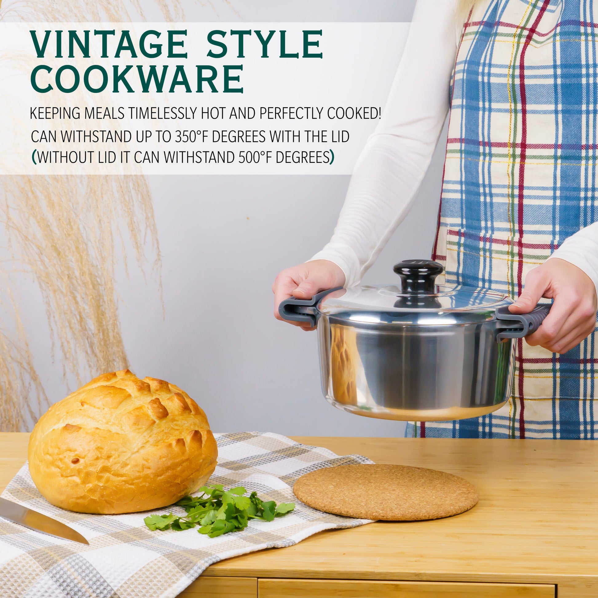 3 Quarts Round Dutch Oven with Lid - Tampa Home & Garden Store