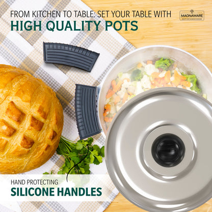 3 Quarts Round Dutch Oven with Lid - Tampa Home & Garden Store
