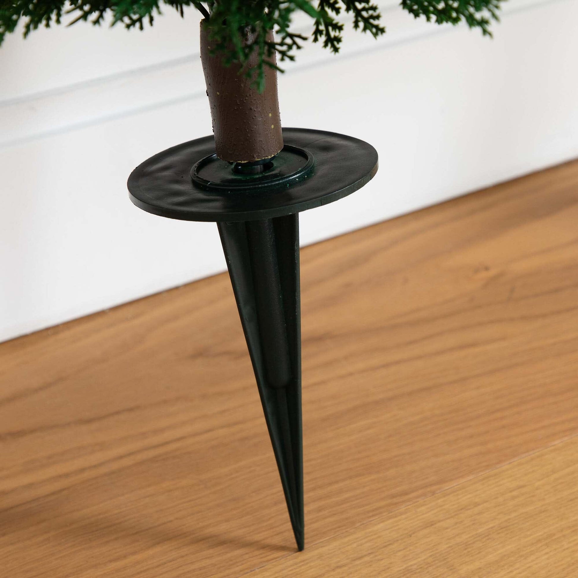3' UV Resistant Artificial Cedar Plant with Integrated Ground Stake (Indoor/Outdoor) - Set of 2 - Tampa Home & Garden Store