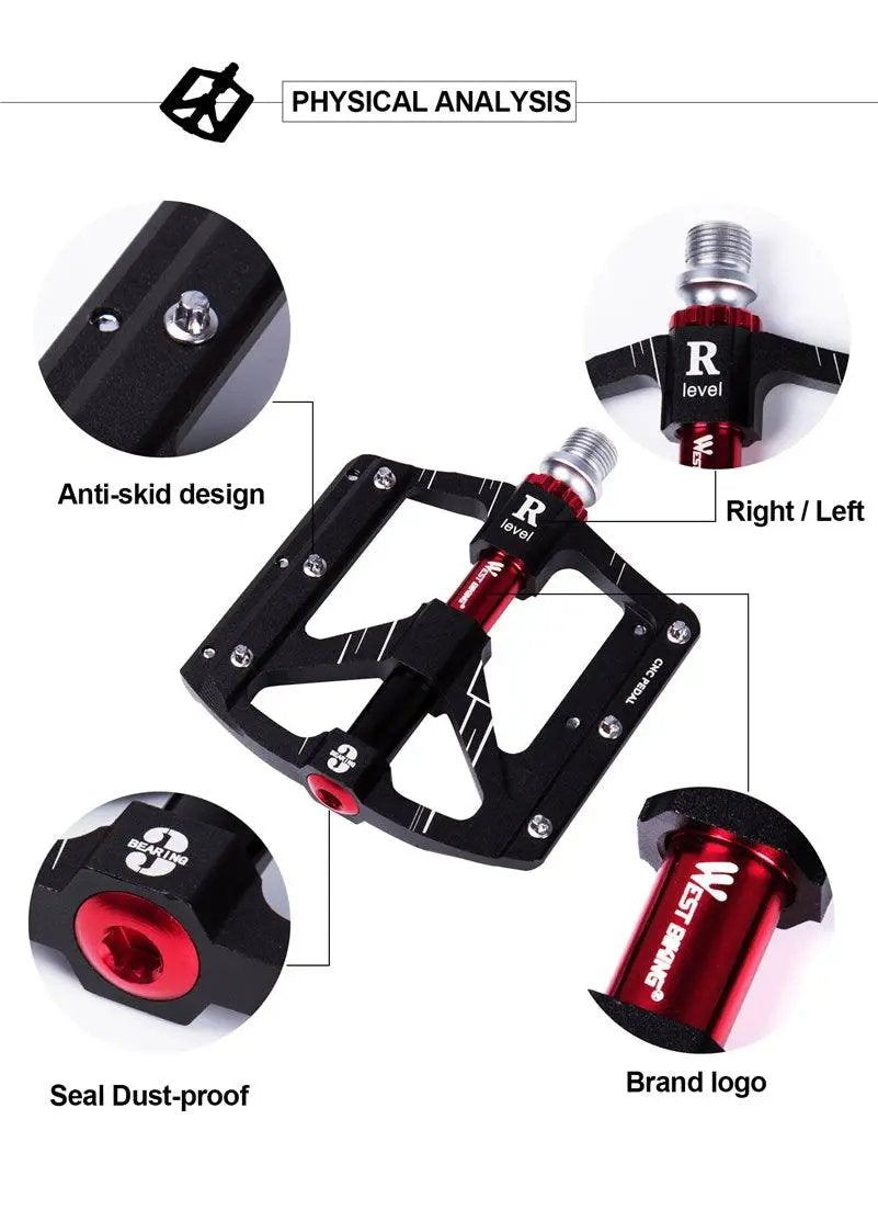 Ultralight Bicycle Pedals Sealed Bearings
