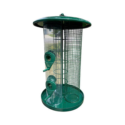 3-in-1 Outdoor Tube Bird Feeder for Small Wild Birds - Tampa Home & Garden Store