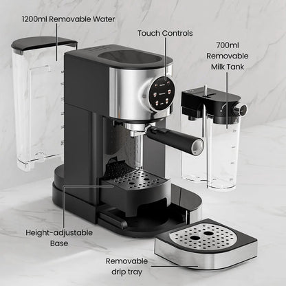 3 in 1 Espresso Maker with Dual Heating System