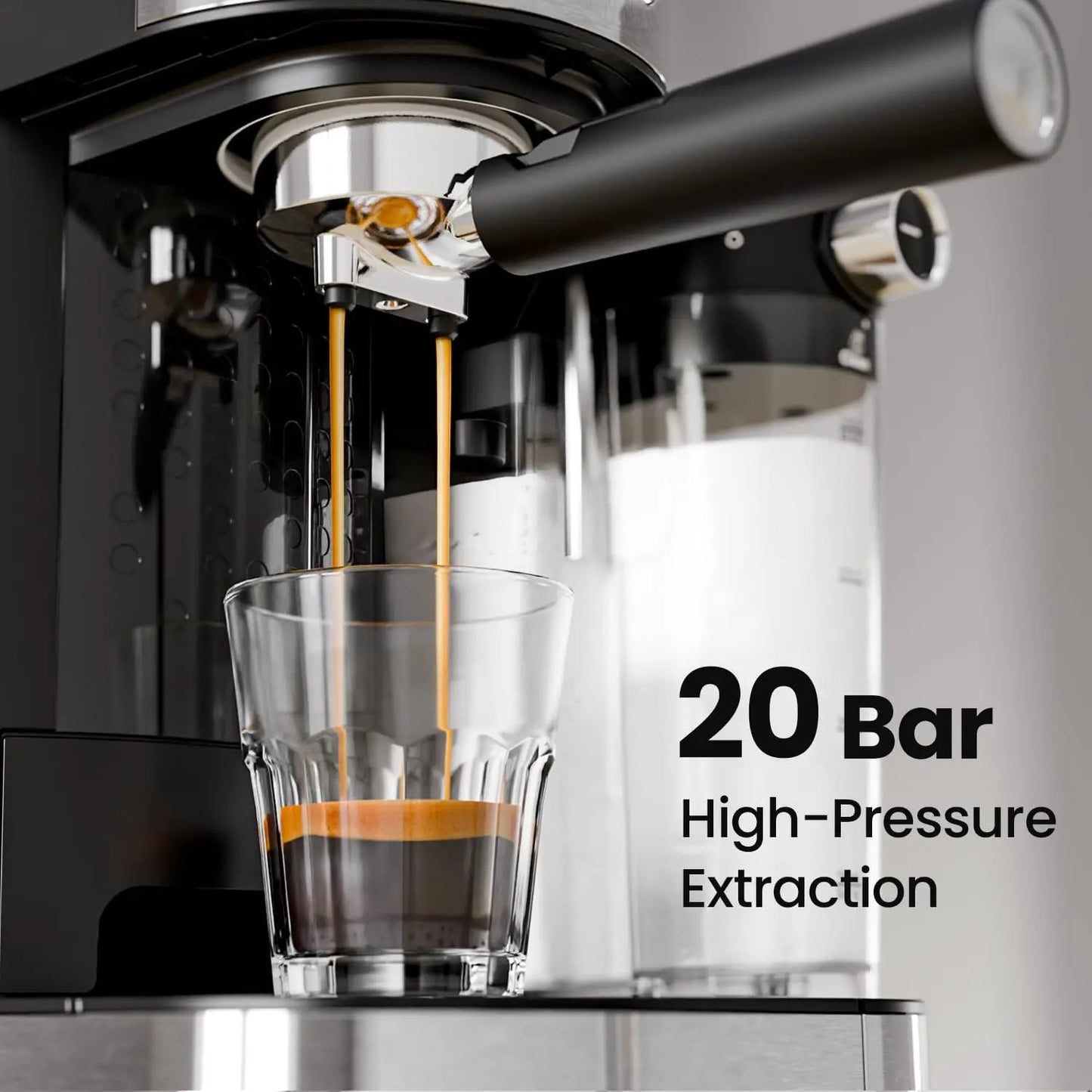 3 in 1 Espresso Maker with Dual Heating System