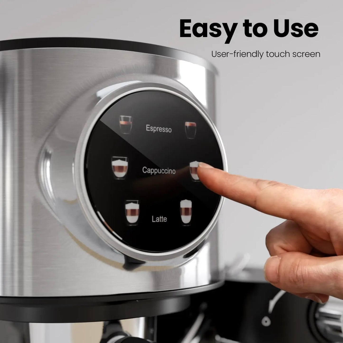 3 in 1 Espresso Maker with Dual Heating System