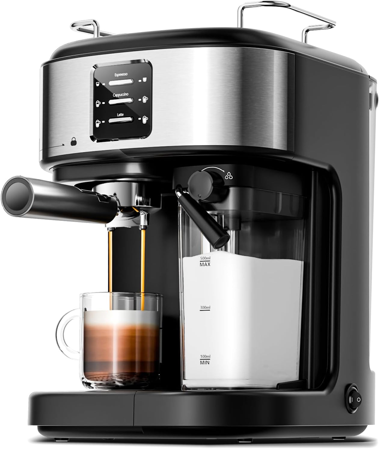 Cafetera espresso profesional 3 en 1 con sistema de calentamiento dual y compatible con cápsulas CM8011 