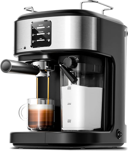 Cafetera espresso profesional 3 en 1 con sistema de calentamiento dual y compatible con cápsulas CM8011 