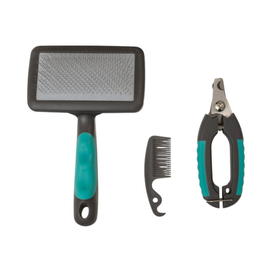Country Living All-in-One 3-Piece Dog Grooming Kit for a Healthy and Well-Groomed Pet - Tampa Home & Garden Store