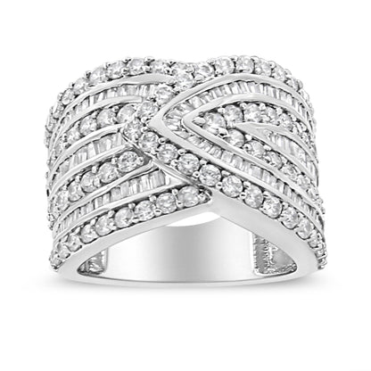 Ring .925 Sterling Silver Diamond Overlay Ring 2 3/8 Cttw J-K I3 clarity size 7 Bids.com on Tampa Home & Garden Store