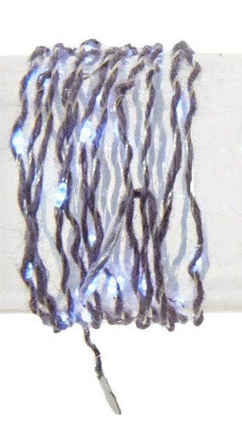 30-Light Battery-Operated Rope Fairy Lights - Grey - Tampa Home & Garden Store