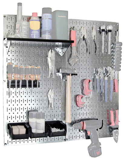 Heavy Duty Metal Pegboard Tool Storage Kit