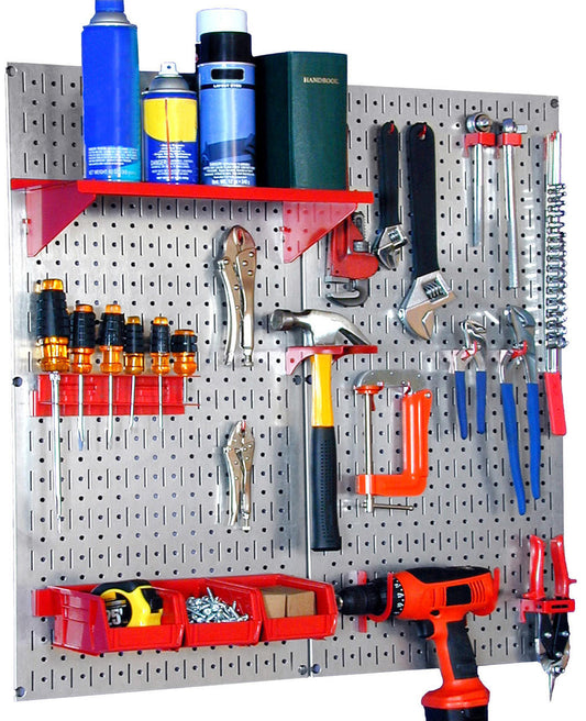 Heavy Duty Metal Pegboard Tool Storage Kit