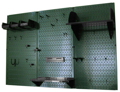 A Durable Metal Pegboard Wall Rack and Shelf