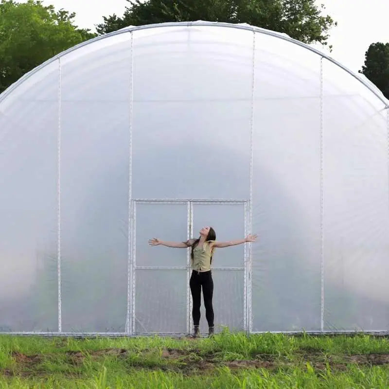 30'w Hoop House Greenhouse | Round Hoop Greenhouses - Tampa Home & Garden Store
