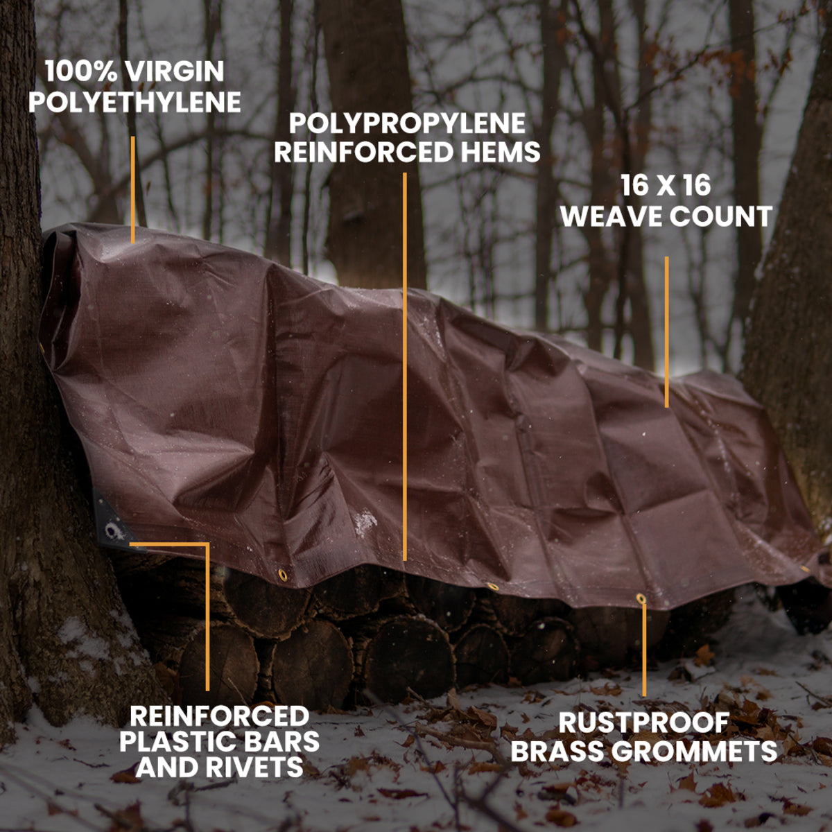 30’ x 50’ Super Heavy Duty Poly Tarp - Tampa Home & Garden Store