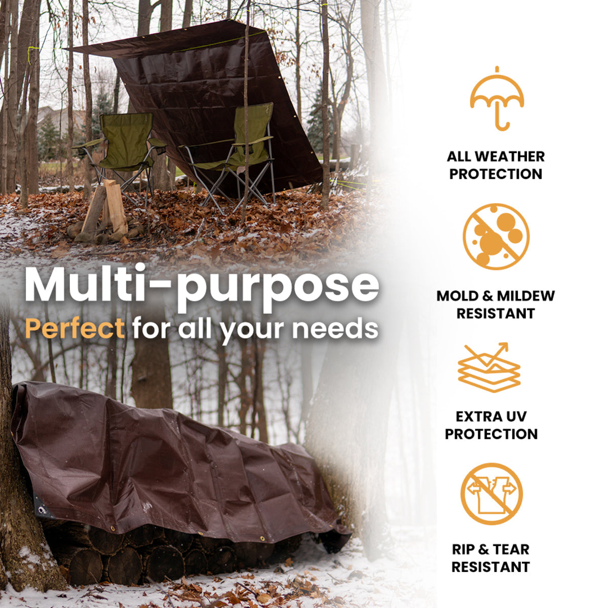 30’ x 50’ Super Heavy Duty Poly Tarp - Tampa Home & Garden Store
