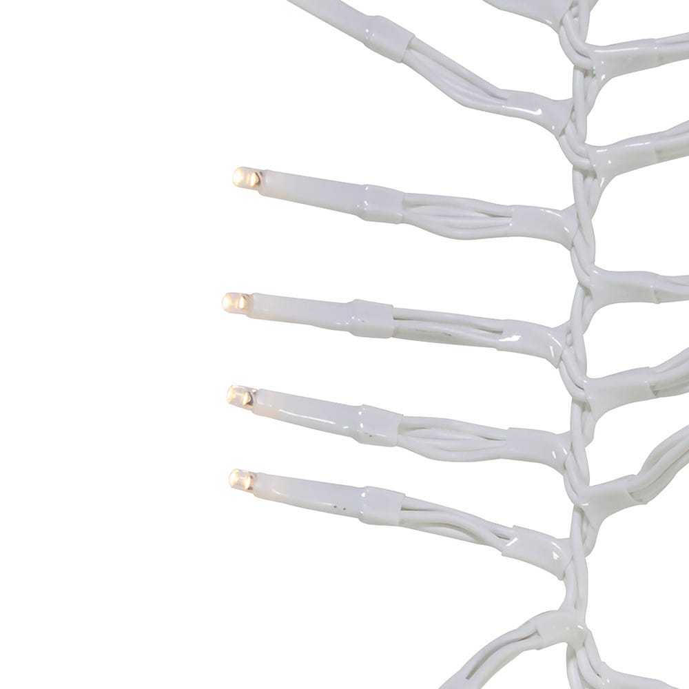 3000-Light Warm White LED White Wire Cluster Garland - Tampa Home & Garden Store