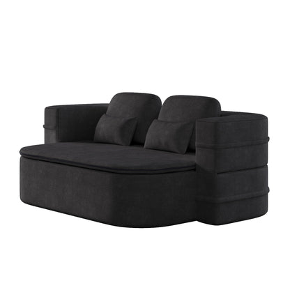 Foldable Sofa Bed with a Multi Functional Blanket