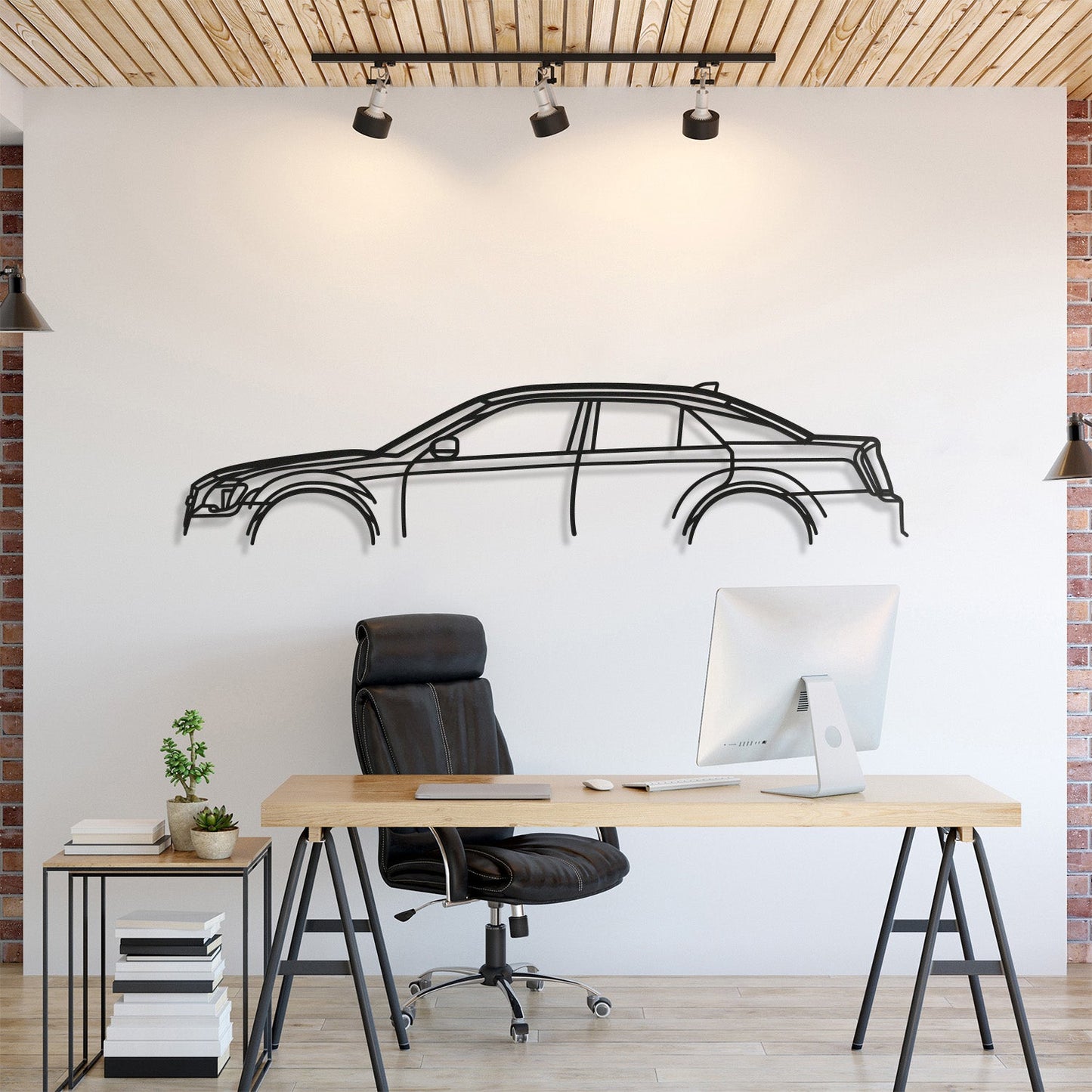 2016 300S Metal Car Wall Art  - MT0550