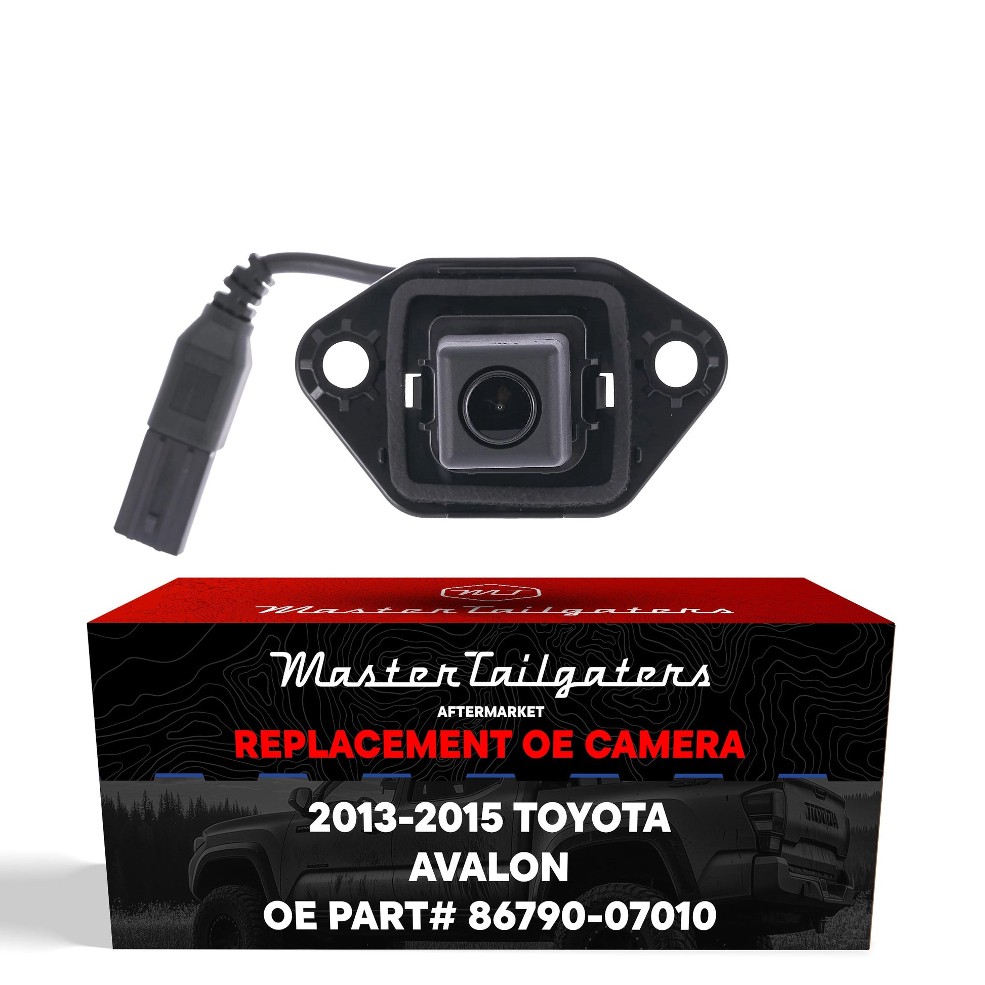 Master Tailgaters OEM backup camera for 2013-2015 Toyota Avalon, black housing with wiring on Tampa Home & Garden Store