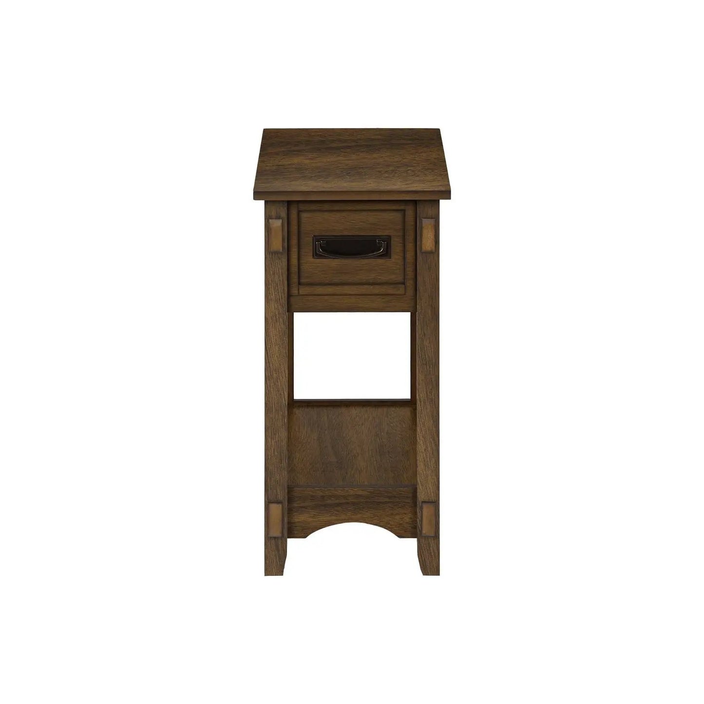 Accent End Table walnut with 2-tier drawer by Unique Piece Furniture on Tampa Home & Garden Store