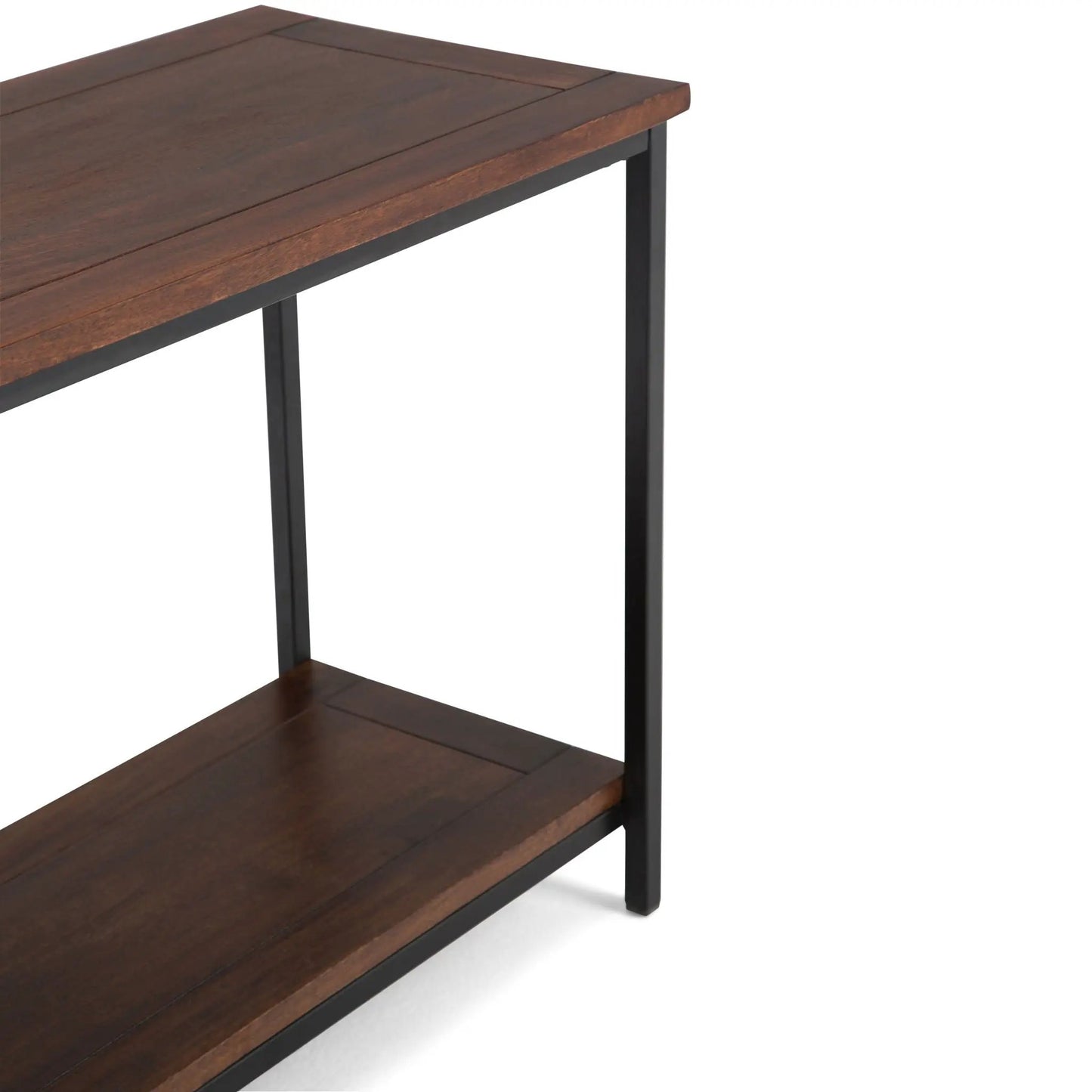 Skyler Solid Mango Wood Table and Metal Base