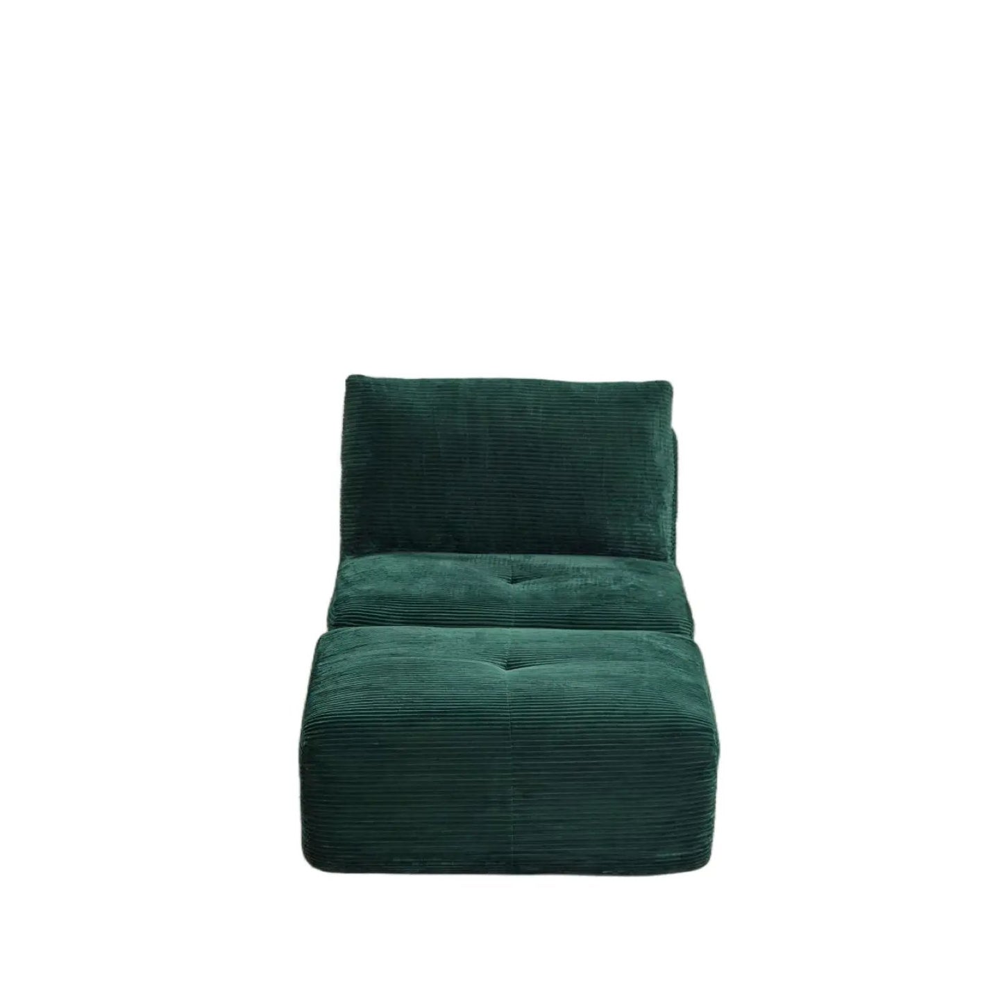 Single Chaise Longue With Movable Ottoman