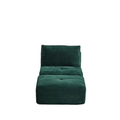 Single Chaise Longue With Movable Ottoman