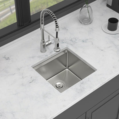 17 Inch Undermount Kitchen Sink and Single Bowl