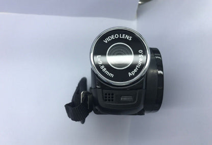 DV digital camera 1080P black compact video camera with wrist strap and front video lens on Tampa Home & Garden Store
